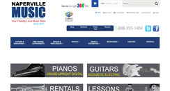 Desktop Screenshot of napervillemusic.com