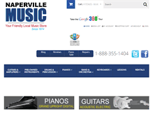 Tablet Screenshot of napervillemusic.com